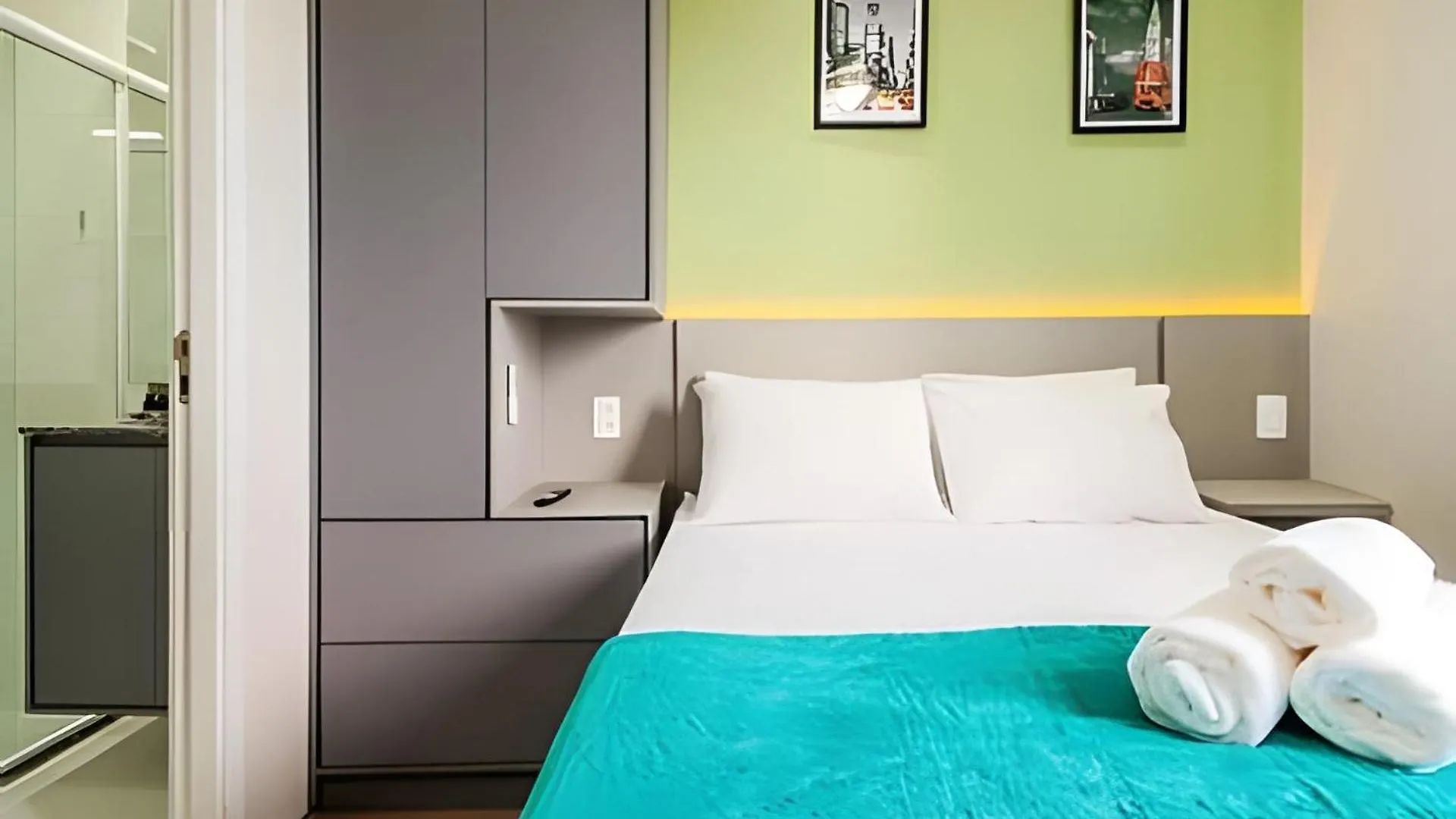 Studio Com Piscina No Bras - 2 Min A Pe Do Metro 상파울루 아파트